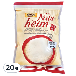 너츠하임 아몬드분말, 500g, 20개