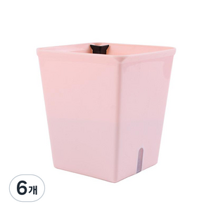 클레어라 플라스틱 사각 저면관수 화분 트레이 세트, 6개