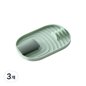 냄비뚜껑 받침대, 민트색, 3개