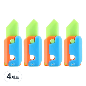 아이끌레 3D 토이 중력나이프 4p, 야광, 4세트
