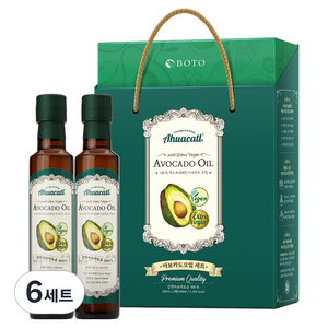 보뚜 아보카도 오일 2개입 선물세트, 500ml, 6세트
