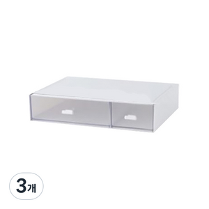플레이트라벨 일회용 커피 보관함 C타입 2칸, 3개