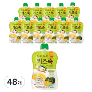 이유케어스 무럭무럭 키즈죽, 단호박, 48개, 100g