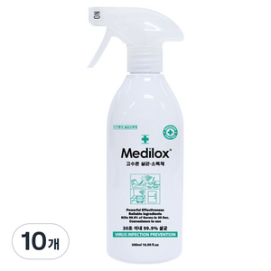 메디록스 기구등의 스프레이 살균소독제, 500ml, 10개