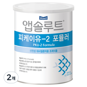 앱솔루트 피케이유2 포뮬러, 400g, 2개