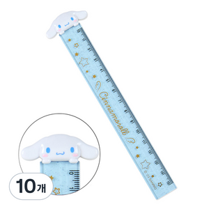 산리오 시나모롤 마스코트 슬림 자 15cm, 혼합색상, 10개