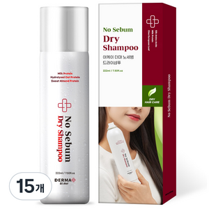 아케이 노세범 드라이샴푸 프레쉬 우디머스크향, 222ml, 15개