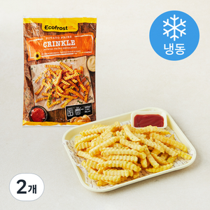 에코프로스트 크링클컷 (냉동), 2.5kg, 2개