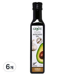 그로브 아보카도 오일 마늘향, 250ml, 6개