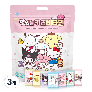 아텍스 맛있는 키즈비타민, 1000정, 3개