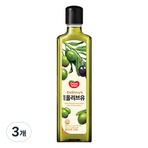 동원 압착 올리브유, 3개, 850ml