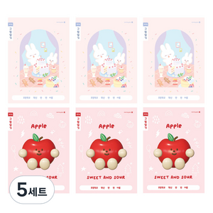 모닝글로리 초등 1-2 그림일기장 B 2면1일 2종 x 3p 세트, 혼합색상, 5세트