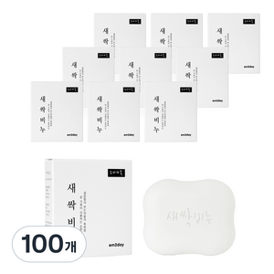 이엠투데이 EM 새싹 비누 연한 플로라향, 100g, 100개