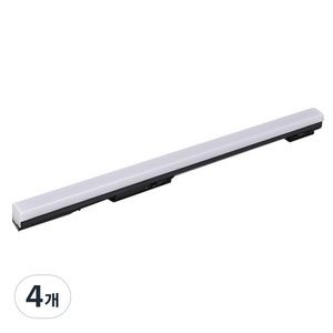 엘포스 LED TS-LINE 레일조명 15W 600mm, 블랙(주백색), 4개