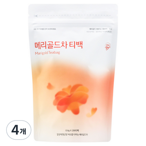 연우제다 메리골드차 티백, 600mg, 20개입, 4개