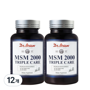 닥터브라이언 MSM 2000 트리플케어, 120정, 12개