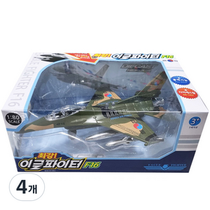 아이프렌즈 최강 이글파이터 F16 전투기 랜덤발송, 4개