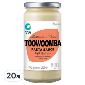 청정원 투움바 파스타 소스, 350g, 20개