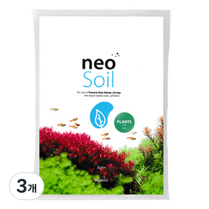 아쿠아리오 네오 컴팩트 소일 플랜츠, 3L, 3개