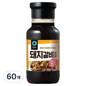 청정원 전통 돼지갈비양념, 280g, 60개