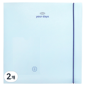 비온뒤 Catch your days 수납형 티켓북, 블루, 2개