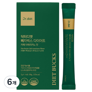 닥터디엣 다이어트커피 빼자벅스 가르시니아 아메리카노맛 14p, 6개