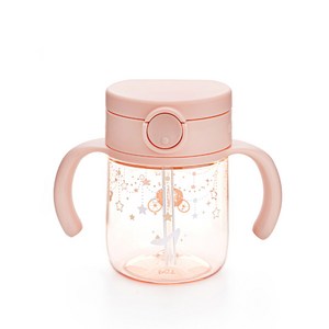 릿첼 아스타 빨대컵, 200ml, 1개, 코럴핑크