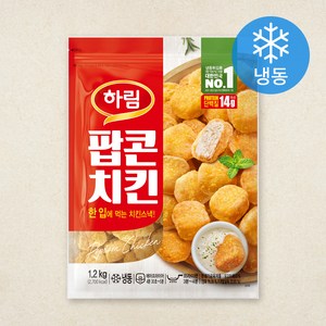 하림 팝콘치킨 (냉동), 1.2kg, 1개