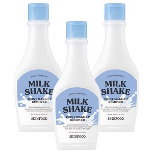 스킨푸드 밀크 쉐이크 포인트 메이크업 리무버, 160ml, 3개