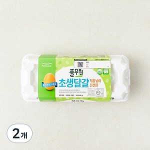 풀무원 무항생제 1+등급 초란, 10구, 2개