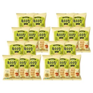기름제로 옥수수칩 과자, 60g, 20개