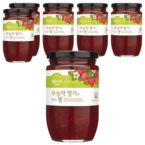 복음자리 무농약 딸기로 만든 잼, 500g, 6개