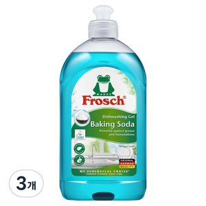 프로쉬 베이킹소다 맨손 주방세제, 500ml, 3개