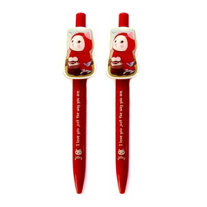Choo choo dolly pen, Red hood, 4개