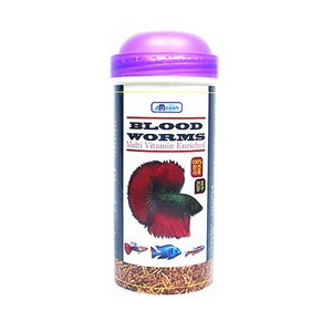 아마존 블러드웜 건조장구벌레 사료, 250ml, 1개