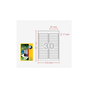 프린텍 애니라벨 화일인덱스, 30칸, 100개