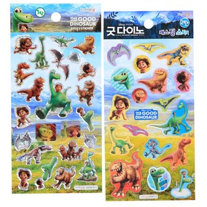 금홍팬시굿다이노 캐스팅스티커 2673, 4개, 랜덤 발송