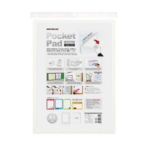 아트사인 포켓패드A3 297 x 420mm, 흰색, 1개