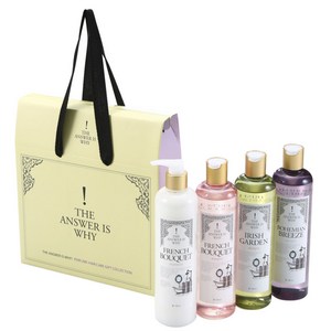 WHY 퍼퓸 헤어케어 4종 콜렉션 선물세트, 1개, 샴푸 400ml x  3종 + 트리트먼트 380ml