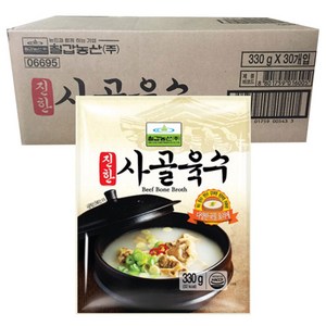 칠갑농산 진한 사골육수, 330g, 30개