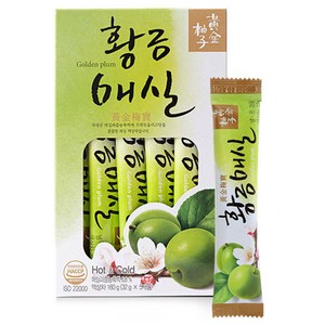 황금유자 황금매실 스틱 액상차, 10개, 32g