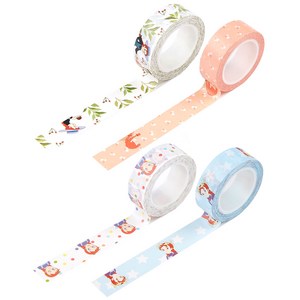 플라잉웨일즈 빨강머리앤 마스킹테이프 4종 A세트, 춤추는앤 + 벚꽃앤 + 표정앤 + 별별앤, 1세트