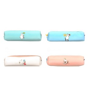 팬시마음 무민 투톤 슬림필통, 랜덤 발송, 1개