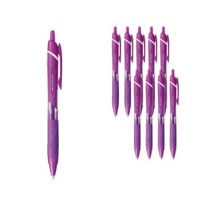 제트스트림 유성볼펜 SXN-150C-07 0.7mm, 퍼플, 10개