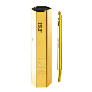 모나미 153골드 유성 볼펜 0.7mm, 옐로우골드, 1개