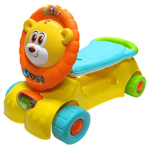 윈펀 멜로디 사자 붕붕카 3in1, 혼합 색상, 1개