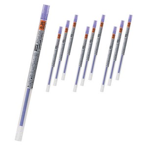 스타일핏 젤잉크 리필심 0.28mm UMR-109, 바이올렛, 10개