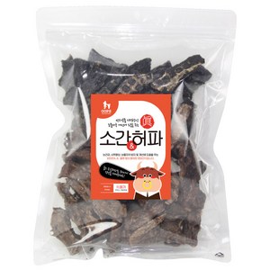 웁스 강아지 소 허파 육포, 혼합맛(소간/허파), 400g, 1개