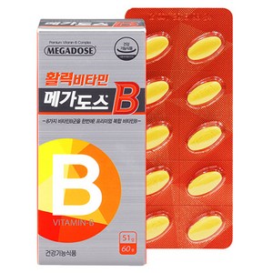 고려은단 메가도스B 60p, 60정, 1개