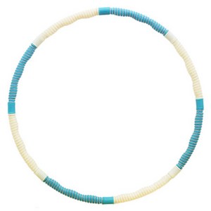 나리아 지압 쥬얼리 훌라후프, 1.4kg, MINT + IVORY, 1개